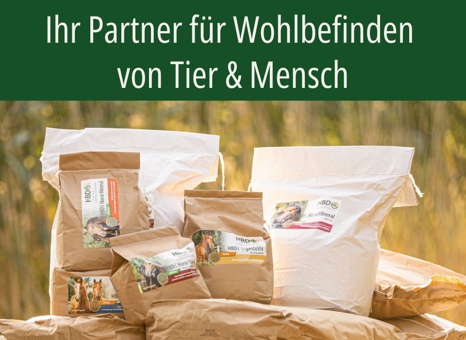 Produkte von HBD Ein Stapel von mehreren HBD Produkten